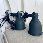Paret vägglampor ställbara