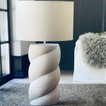 Lampfot Keramik Swirl - 4 färger