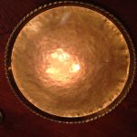 Mässingsbricka handdriven