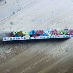 Födelsedagståg siffror 0-9 tågvagnar