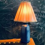 Bordslampa Rörstrand stengods - ny el