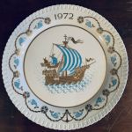 Paret julfat - Spode Christmas Plate