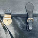 Läderportfölj med flera fack