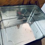 Äldre plåtburk Amigo Ystad