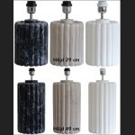 Odessa Lampfot Keramik - 3 färger - 2 storlekar