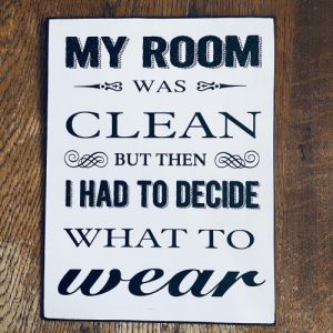 Skylt metall My room