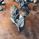 Set med 6 servetthållare mässing