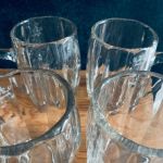 Set med 4 glasmuggar 0,25 L