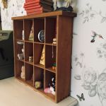 Trälåda med många fack