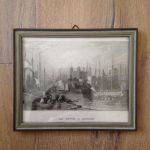 Liten tavla grafiskt blad Tower in London