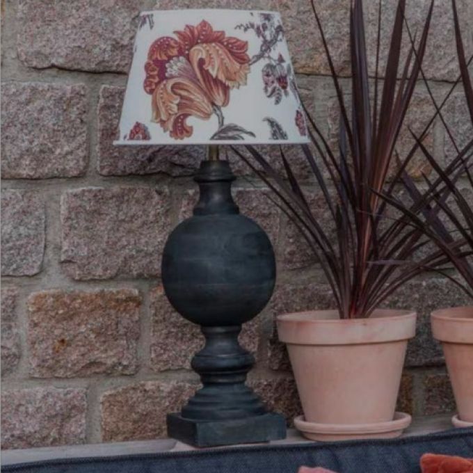 Lampfot Trä Percy - 2 färger