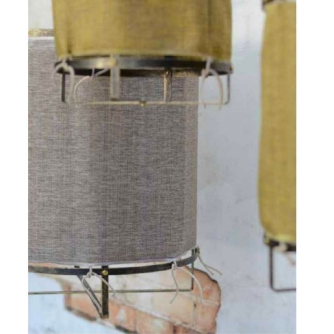 Taklampa Malibu OUTDOOR - tyg COSLAN - 2 storlekar - 3 färger