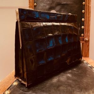 Snygg äldre Skinnväska