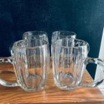 Set med 4 glasmuggar 0,25 L