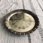 Rund bricka nysilver