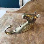 Krok mässing hästhuvud