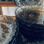 Set med 12 glastallrikar - dia 20,4 cm