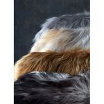 NYHET: Kammad Isländsk Fårskinnsfäll GEIR - fyra nyanser