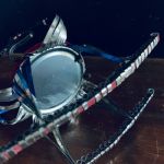 Hantverk av konservburk - Gungstol för dockor