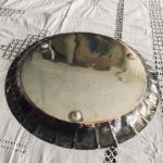 Rund bricka nysilver