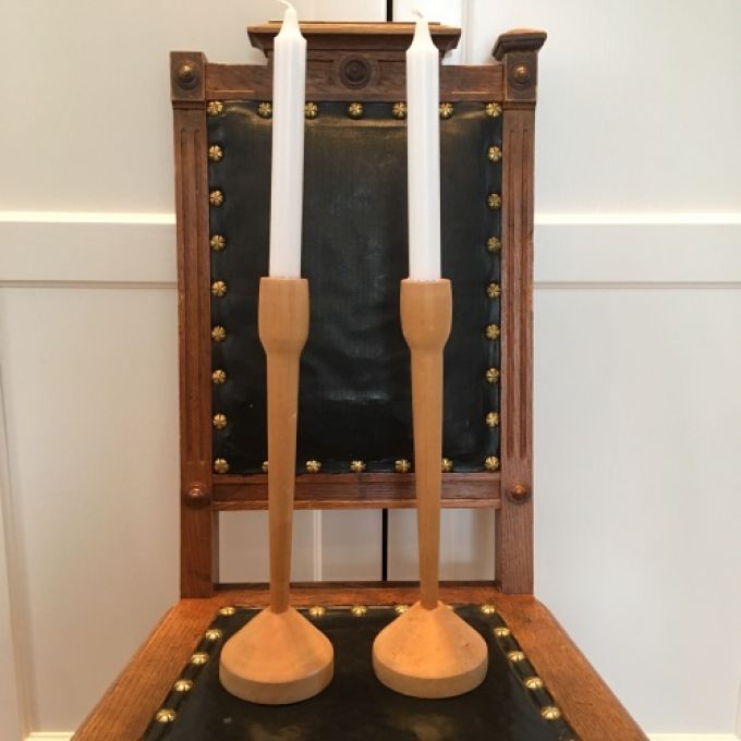 Paret Ljusstakar Trä