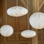 Taklampa Twister Rund Stretchtyg Lyx - 3 storlekar - 7 färger