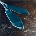 Paret små knivar för tex senap