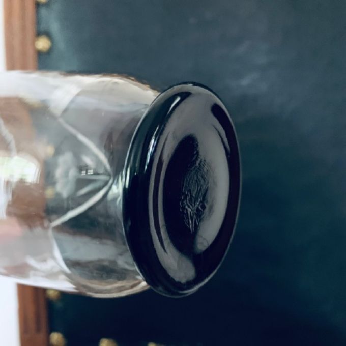 Liten glasburk m lock