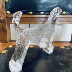 Glashund Afghan - Kosta Boda - Bertil Vallien – serien Kennel