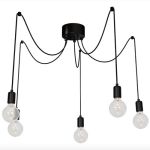 Taklampa Spindel 5 armar