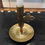 Liten mässingsljusstake