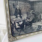 Ram dekorativ – motiv "Ett kafé vid Drottninggatan"