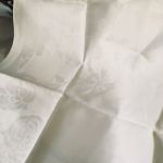 Linneservetter - blommiga - set med 5 st - 50*50 cm