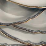 Set med 5 fina uppläggningsfat - Hutschenreuther Bavaria