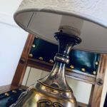 Bordslampa nysilver - ny sladd