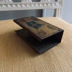 Metall ask för tändstickor