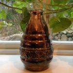 Vas Nysilver med glasinsats