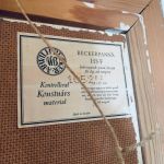 Paret tavlor med målad träram