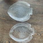 Paret glastallrikar ARCOROC Fisk