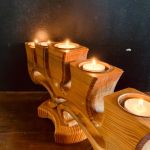 Ljusstake för 5 blockljus