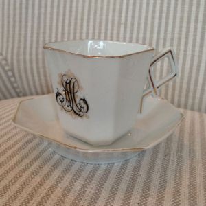 Kopp med Fat - Monogram ML