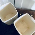 Paret Porslinsburkar med lock