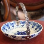 Liten Porslinsskål m handtag - Delft