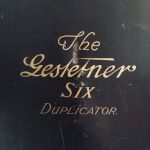 The Gestetner Six Duplicator