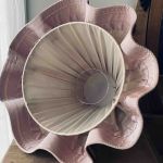 Gammeldags lampskärm med skärmlyra - finns två styck