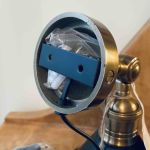 Vägglampa Paxton i Mässing