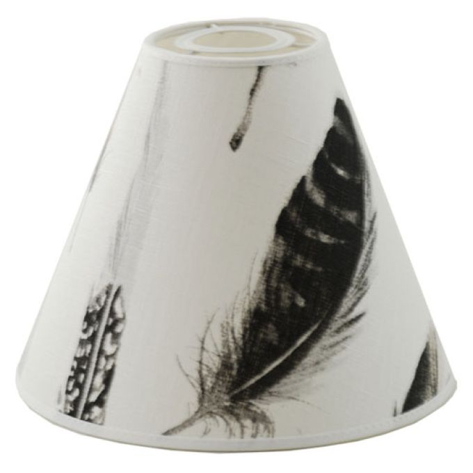 Skärm m toppringfäste - Plumes - för "ormlampa" el likn.