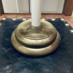 Ljusstake 3 armar vitmålad