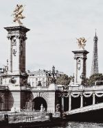 Plansch Bridges of Paris 70*50 cm