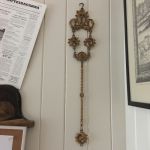 Brännförgylld del till lampa - finns 2